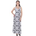 White And Nerdy - Computer Nerds And Geeks Sleeveless Velour Maxi Dress View1