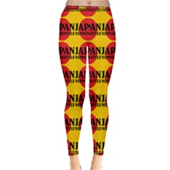 Japan Nippon Style - Japan Sun Inside Out Leggings by DinzDas