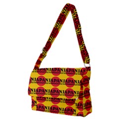 Japan Nippon Style - Japan Sun Full Print Messenger Bag (m) by DinzDas