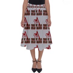 From My Dead Cold Hands - Zombie And Horror Perfect Length Midi Skirt by DinzDas