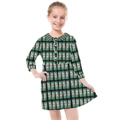 Beverage Cans - Beer Lemonade Drink Kids  Quarter Sleeve Shirt Dress by DinzDas