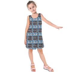 Sneaker Fanatic - Sneakers And Sport Shoes Fan Kids  Sleeveless Dress by DinzDas