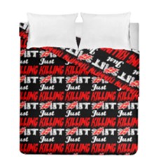 Just Killing It - Silly Toilet Stool Rocket Man Duvet Cover Double Side (full/ Double Size) by DinzDas