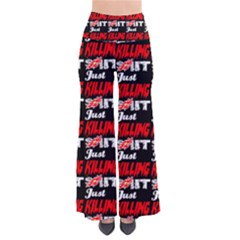 Just Killing It - Silly Toilet Stool Rocket Man So Vintage Palazzo Pants by DinzDas