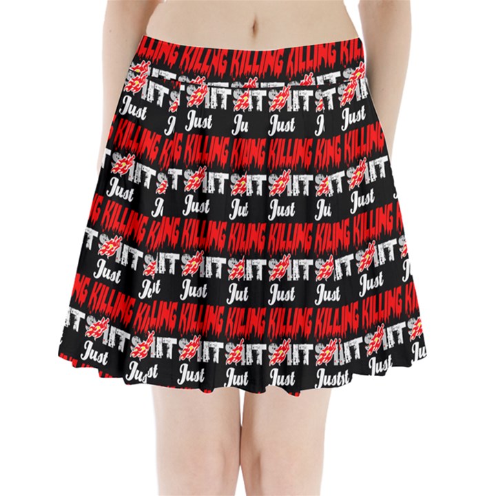 Just Killing It - Silly Toilet Stool Rocket Man Pleated Mini Skirt