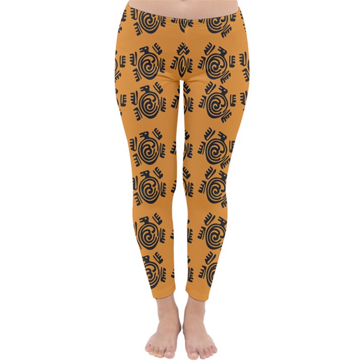 Inka Cultur Animal - Animals And Occult Religion Classic Winter Leggings