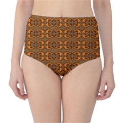 Inka Cultur Animal - Animals And Occult Religion Classic High-waist Bikini Bottoms by DinzDas