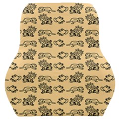 Inka Cultur Animal - Animals And Occult Religion Car Seat Back Cushion  by DinzDas