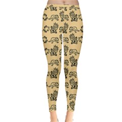 Inka Cultur Animal - Animals And Occult Religion Inside Out Leggings by DinzDas