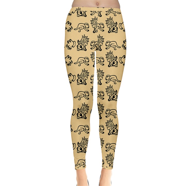 Inka Cultur Animal - Animals And Occult Religion Inside Out Leggings