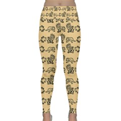 Inka Cultur Animal - Animals And Occult Religion Lightweight Velour Classic Yoga Leggings by DinzDas