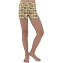 Inka Cultur Animal - Animals And Occult Religion Kids  Lightweight Velour Yoga Shorts View1