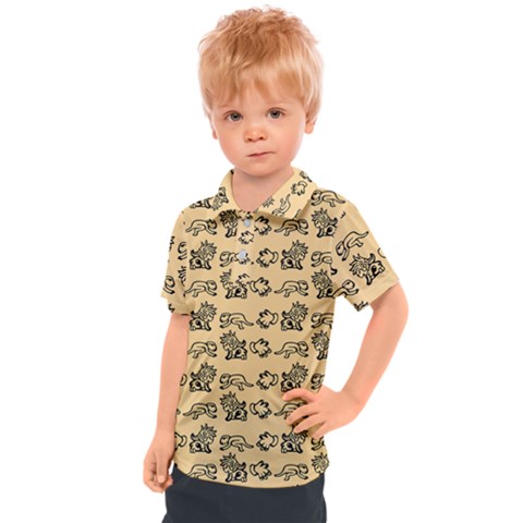 Inka Cultur Animal - Animals And Occult Religion Kids  Polo Tee by DinzDas