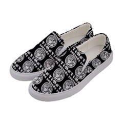 Inka Cultur Animal - Animals And Occult Religion Women s Canvas Slip Ons by DinzDas