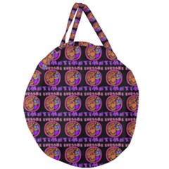 Inka Cultur Animal - Animals And Occult Religion Giant Round Zipper Tote by DinzDas