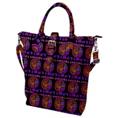 Inka Cultur Animal - Animals And Occult Religion Buckle Top Tote Bag by DinzDas