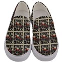 Bmx And Street Style - Urban Cycling Culture Men s Canvas Slip Ons View1