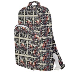 Bmx And Street Style - Urban Cycling Culture Double Compartment Backpack by DinzDas