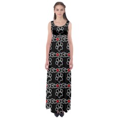 Pet Love - Dogs, Cats And All Pets Lover Empire Waist Maxi Dress by DinzDas