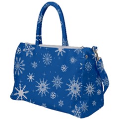 Winter Time And Snow Chaos Duffel Travel Bag by DinzDas