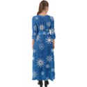 Winter Time And Snow Chaos Button Up Maxi Dress View2