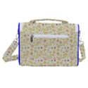 Abstract Flowers And Circle Satchel Shoulder Bag View3