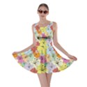 Abstract Flowers And Circle Skater Dress View1