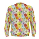 Abstract Flowers And Circle Men s Sweatshirt View2