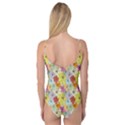 Abstract Flowers And Circle Camisole Leotard  View2