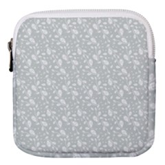 Abstract Flowers And Circle Mini Square Pouch