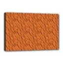 Animal Skin - Lion And Orange Skinnes Animals - Savannah And Africa Canvas 18  x 12  (Stretched) View1