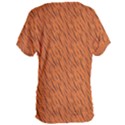 Animal Skin - Lion And Orange Skinnes Animals - Savannah And Africa Women s Oversized Tee View2