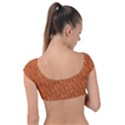 Animal Skin - Lion And Orange Skinnes Animals - Savannah And Africa Cap Sleeve Ring Bikini Top View2