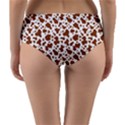 Animal Skin - Brown Cows Are Funny And Brown And White Reversible Mid-Waist Bikini Bottoms View2