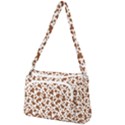 Animal Skin - Brown Cows Are Funny And Brown And White Front Pocket Crossbody Bag View1