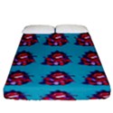 Little Devil Baby - Cute And Evil Baby Demon Fitted Sheet (King Size) View1