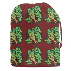 Monster Party - Hot Sexy Monster Demon With Ugly Little Monsters Drawstring Pouch (3xl) by DinzDas