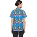 Monster And Cute Monsters Fight With Snake And Cyclops Women s Short Sleeve Shirt View2