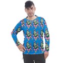 Monster And Cute Monsters Fight With Snake And Cyclops Men s Pique Long Sleeve Tee View1