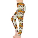 Love And Flowers And Peace Fo All Hippies Leggings  View3