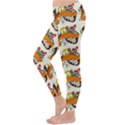 Love And Flowers And Peace Fo All Hippies Classic Winter Leggings View2