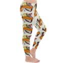 Love And Flowers And Peace Fo All Hippies Classic Winter Leggings View3