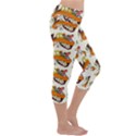 Love And Flowers And Peace Fo All Hippies Capri Yoga Leggings View3