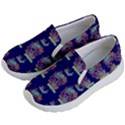 Jaw Dropping Horror Hippie Skull Kids Lightweight Slip Ons View2