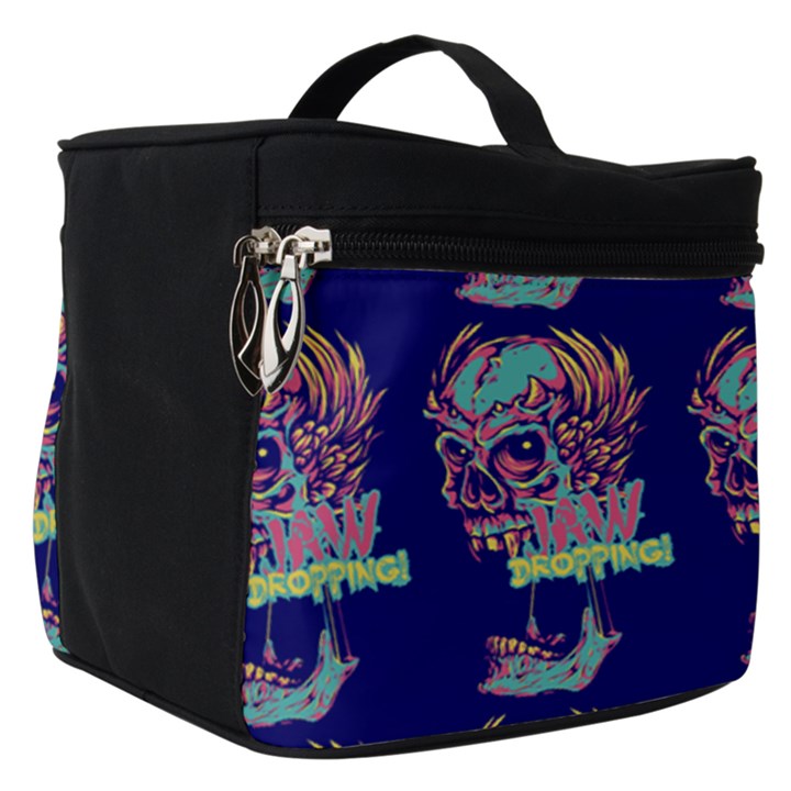 Jaw Dropping Horror Hippie Skull Make Up Travel Bag (Small)