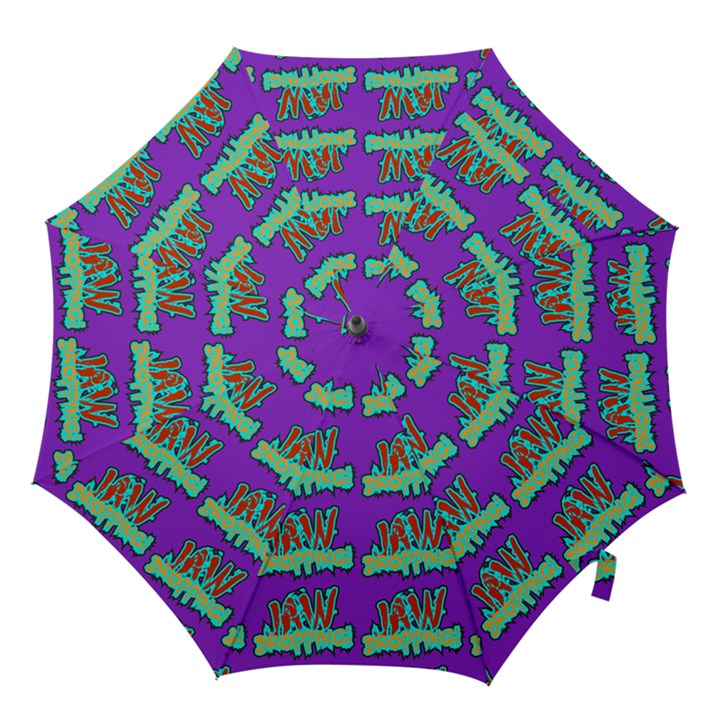 Jaw Dropping Comic Big Bang Poof Hook Handle Umbrellas (Medium)