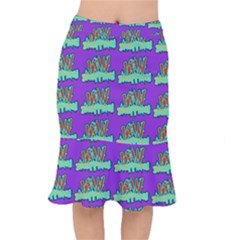 Jaw Dropping Comic Big Bang Poof Short Mermaid Skirt by DinzDas