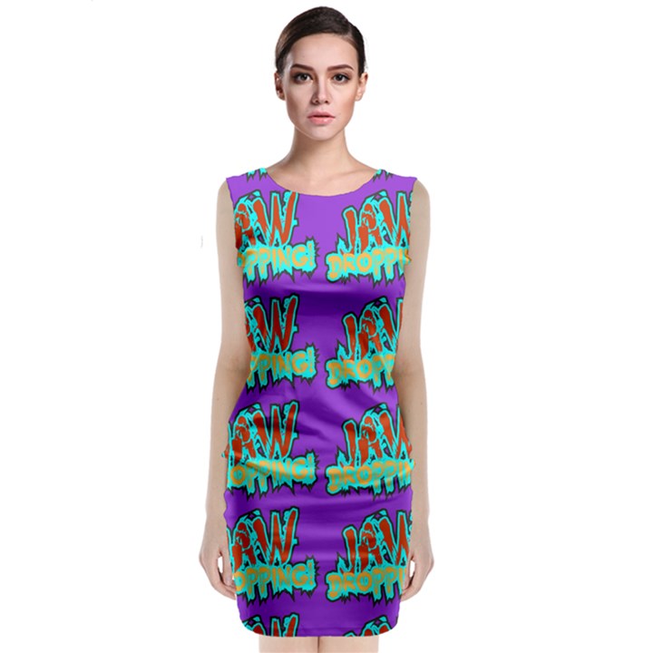 Jaw Dropping Comic Big Bang Poof Sleeveless Velvet Midi Dress