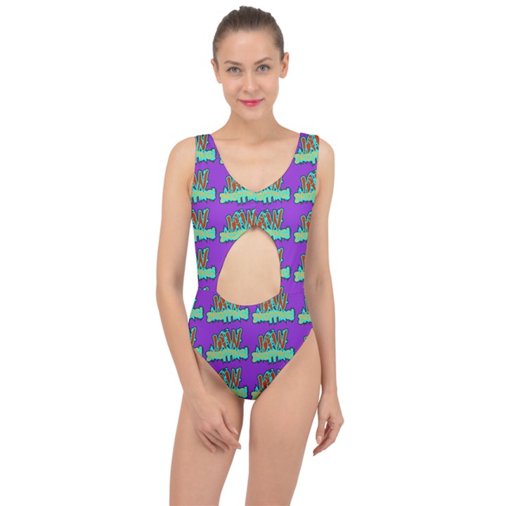 Jaw Dropping Comic Big Bang Poof Center Cut Out Swimsuit