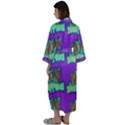 Jaw Dropping Comic Big Bang Poof Maxi Satin Kimono View2